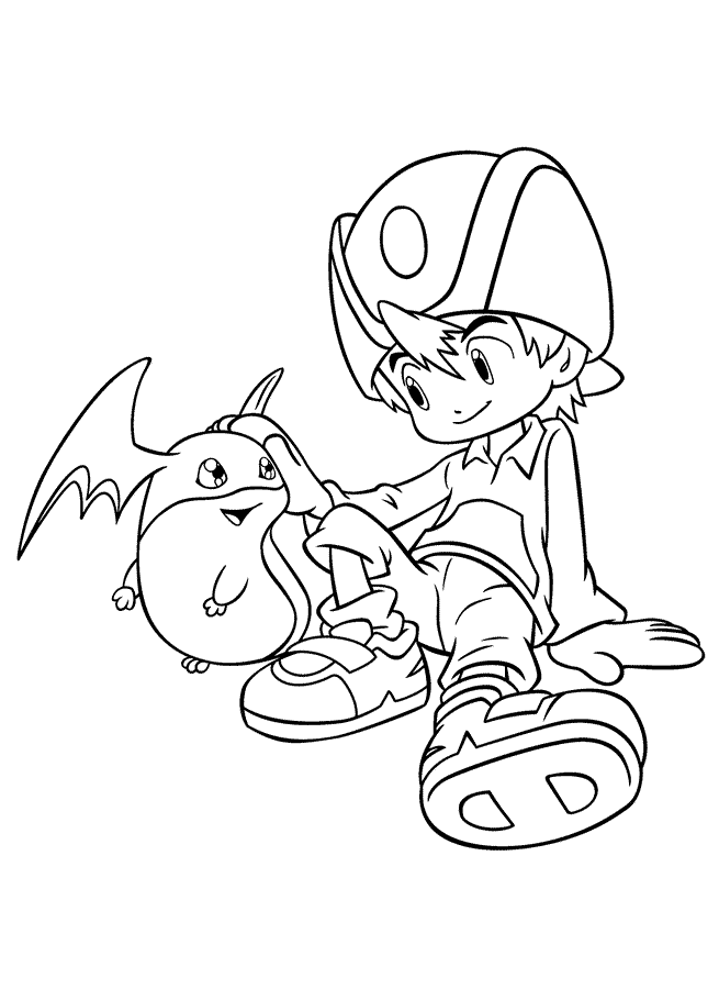 Coloriage 82 Digimon