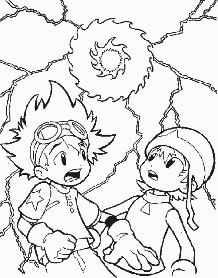 Coloriage 84 Digimon