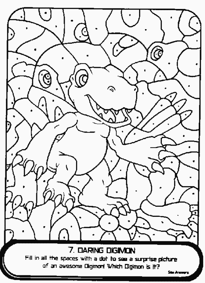 Coloriage 87 Digimon