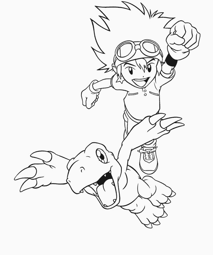 Coloriage 96 Digimon