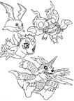 Coloriage Digimon 114