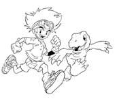 Coloriage Digimon 12