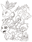 Coloriage Digimon 68