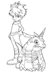 Coloriage Digimon 71