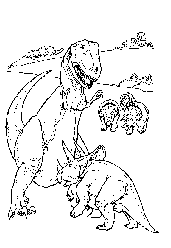 Coloriage 122 Dinosaures