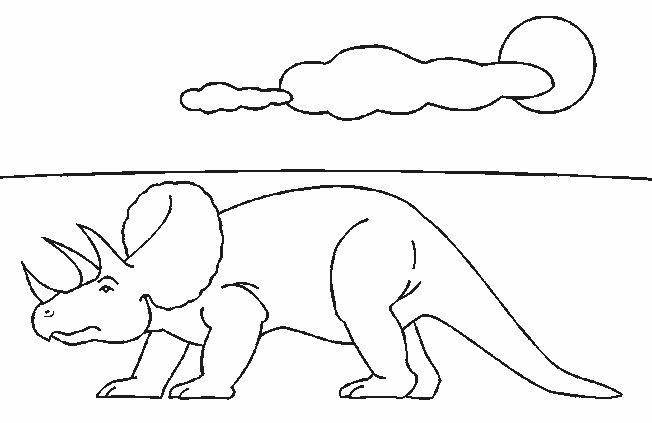 Coloriage 17 Dinosaures