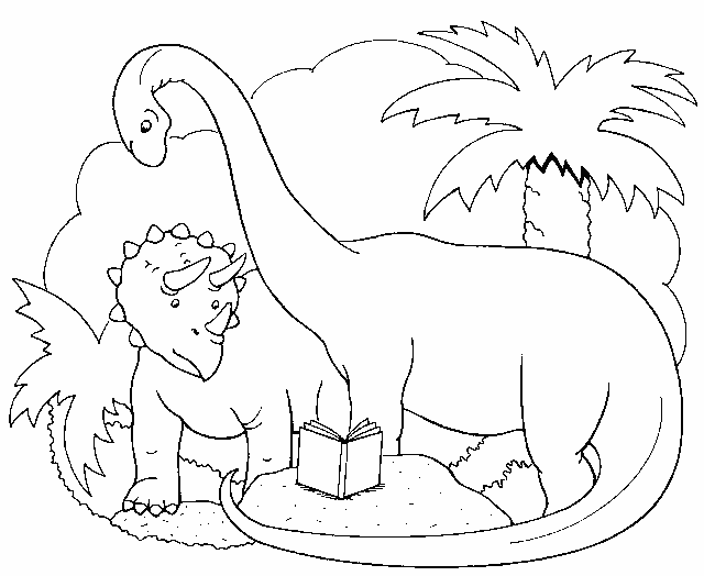 Coloriage 18 Dinosaures