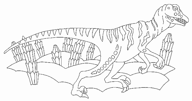 Coloriage 27 Dinosaures