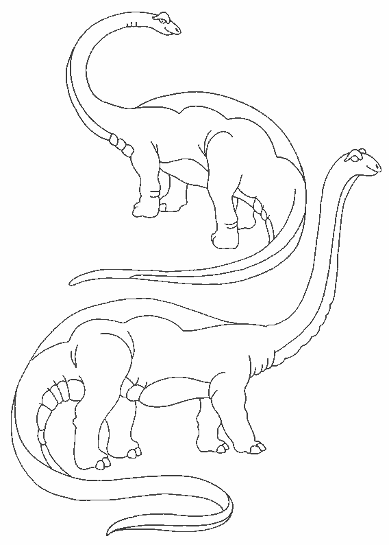 Coloriage 28 Dinosaures