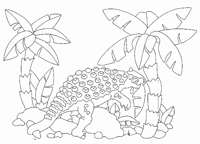 Coloriage 29 Dinosaures