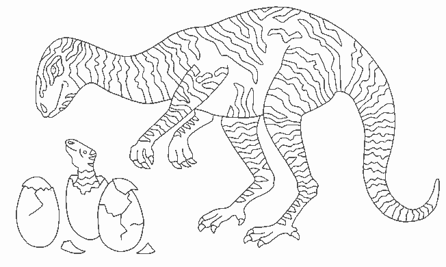 Coloriage 33 Dinosaures