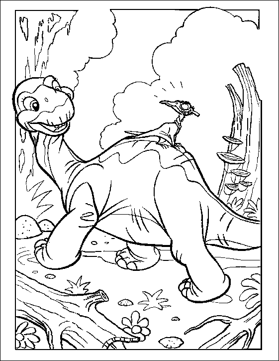 Coloriage 57 Dinosaures