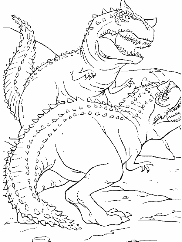 Coloriage 72 Dinosaures