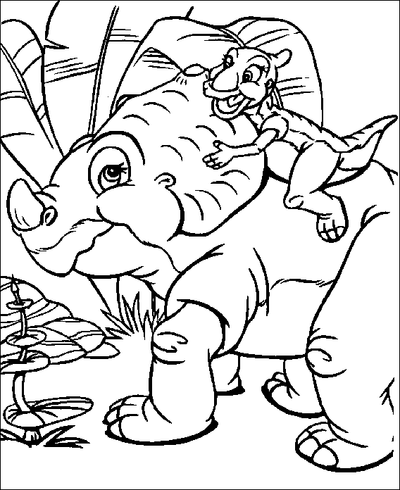 Coloriage 91 Dinosaures