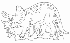 Coloriage Dinosaures 12