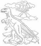 Coloriage Dinosaures 30