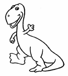 Coloriage Dinosaures 6