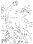 Coloriage Dinosaures 71