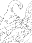 Coloriage Dinosaures 75