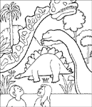 Coloriage Dinosaures 84