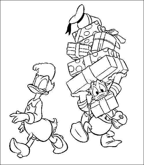 Coloriage 10 Donald