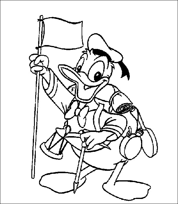 Coloriage 12 Donald