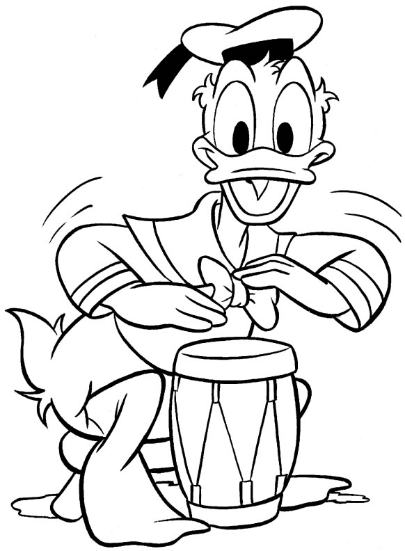 Coloriage 2 Donald