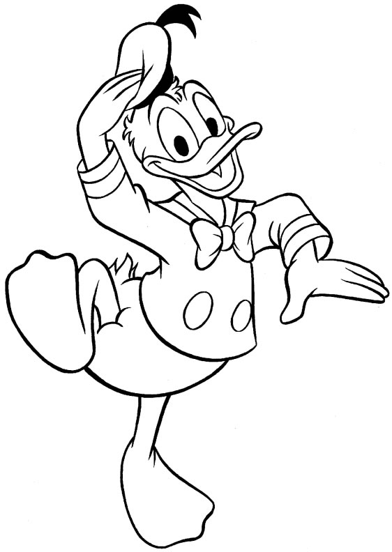 Coloriage 4 Donald