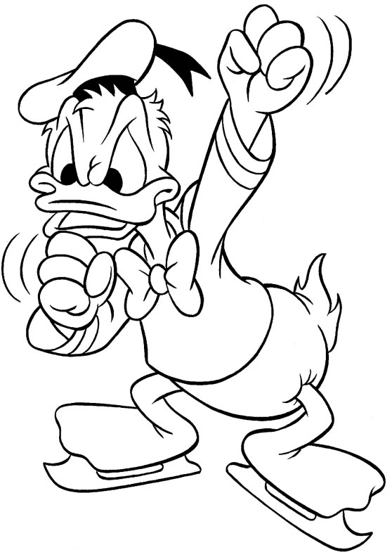 Coloriage 5 Donald