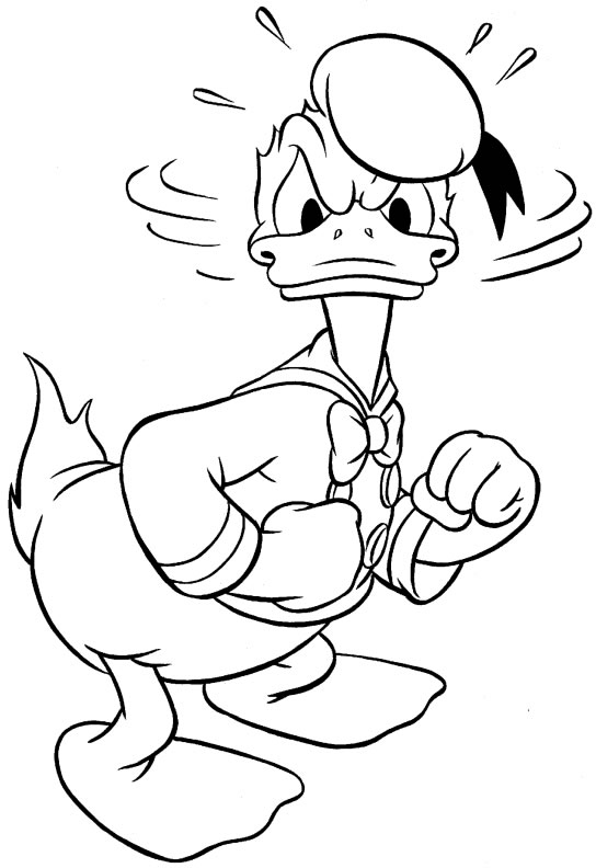 Coloriage 6 Donald