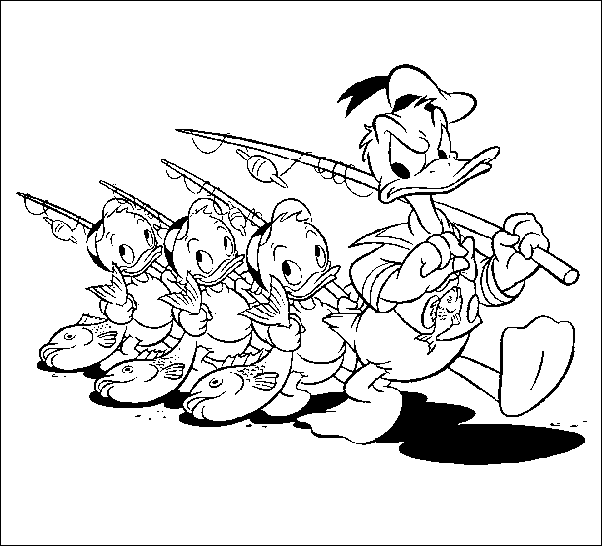 Coloriage 8 Donald