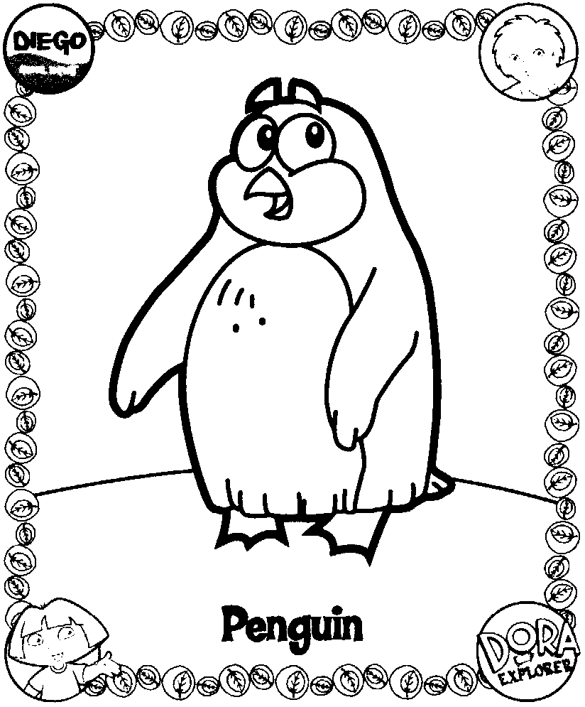 Coloriage 15 Dora et diego