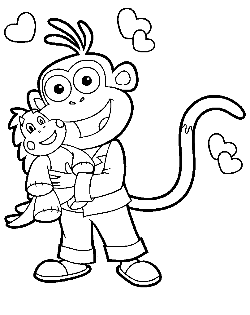 Coloriage 21 Dora et diego