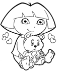 Coloriage Dora et diego 26