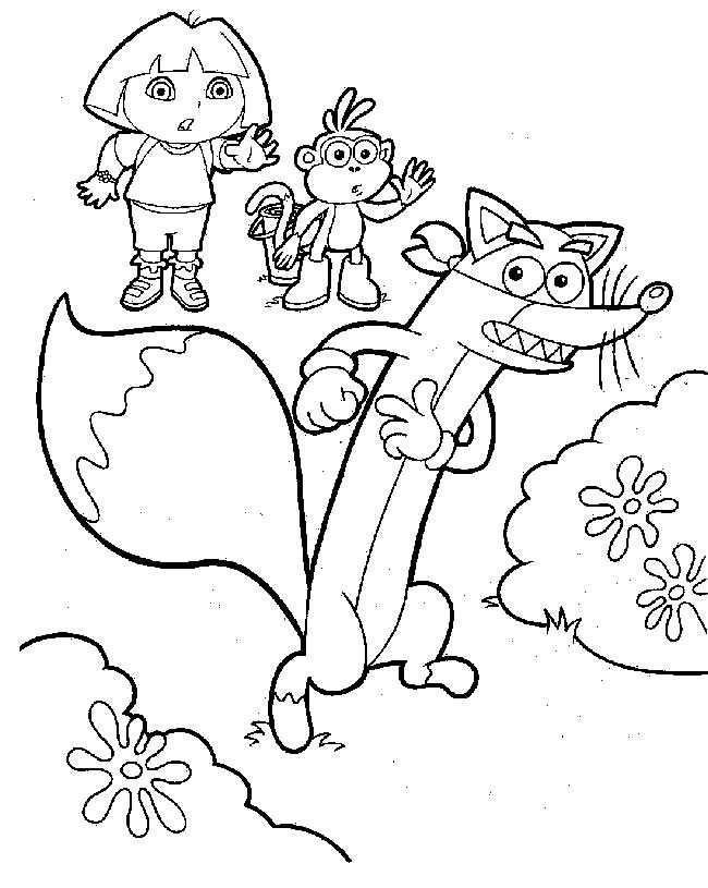 Coloriage 19 Dora la esploratrice