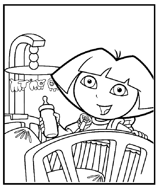 Coloriage 34 Dora la esploratrice