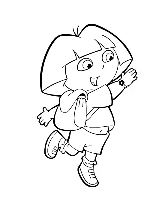 Coloriage 43 Dora la esploratrice