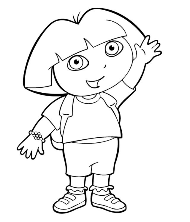 Coloriage 47 Dora la esploratrice