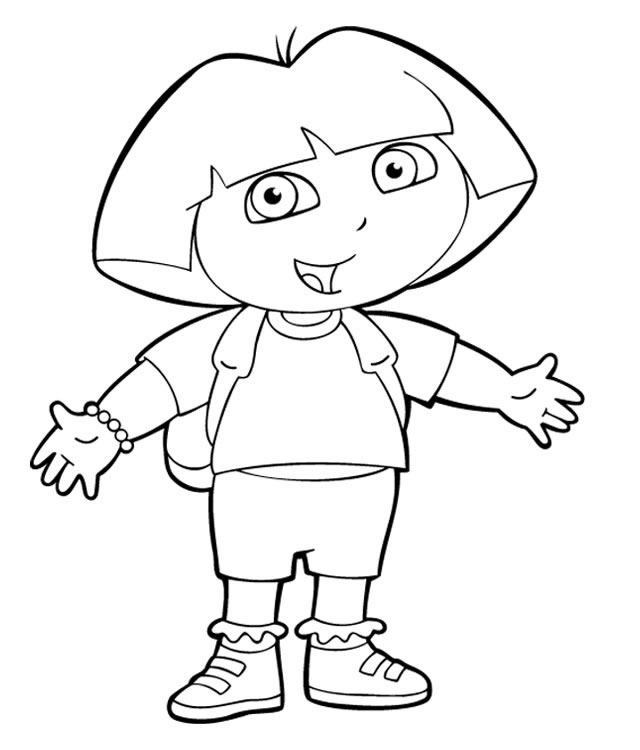 Coloriage 48 Dora la esploratrice