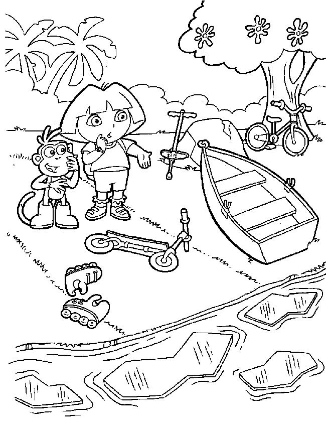 Coloriage 49 Dora la esploratrice