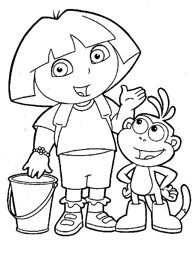 Coloriage 53 Dora la esploratrice