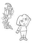 Coloriage Dora la esploratrice 21