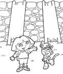 Coloriage Dora la esploratrice 31