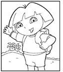 Coloriage Dora la esploratrice 37