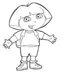 Coloriage Dora la esploratrice 48