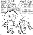 Coloriage Dora la esploratrice 6