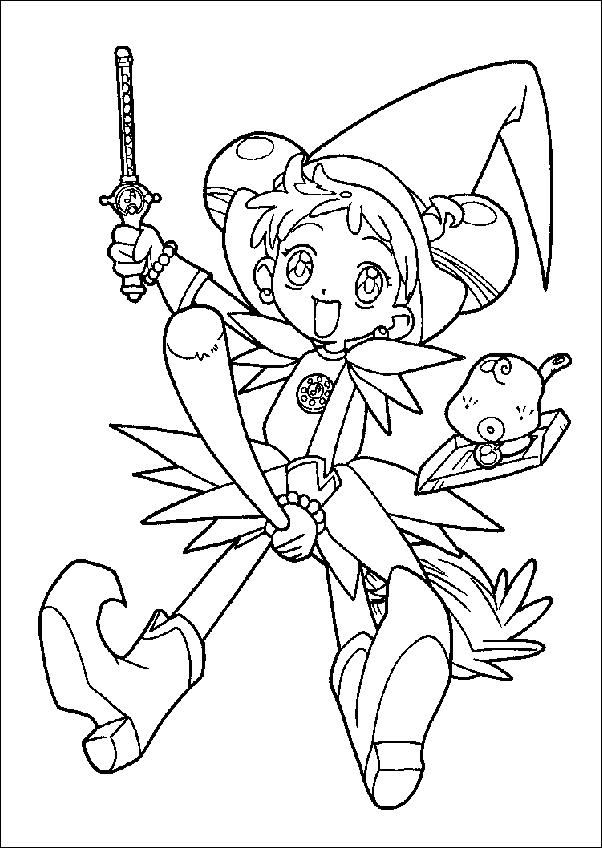 Coloriage 5 Doremi