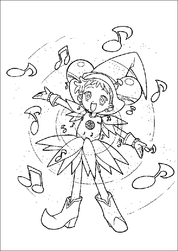 Coloriage 7 Doremi