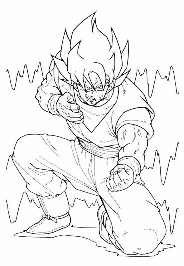 Coloriage 17 Dragon ball