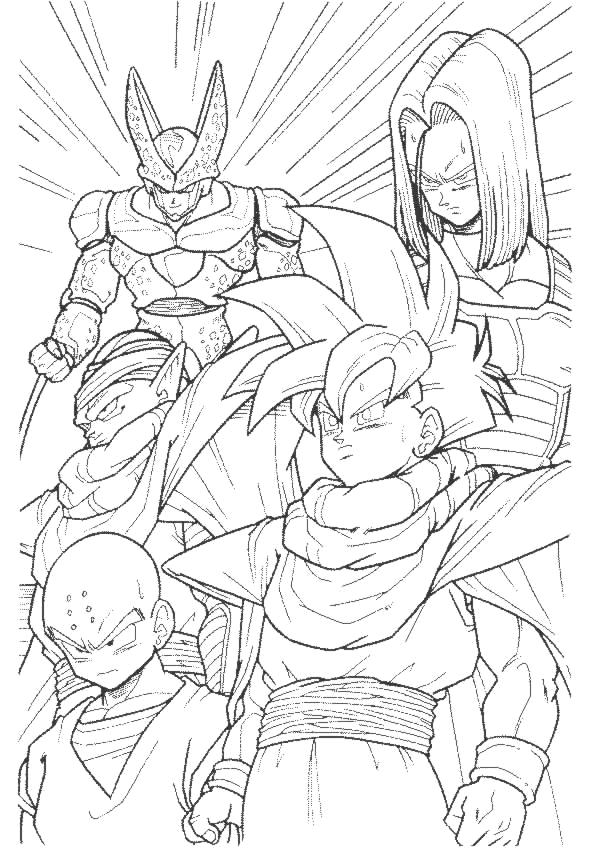 Coloriage 42 Dragon ball